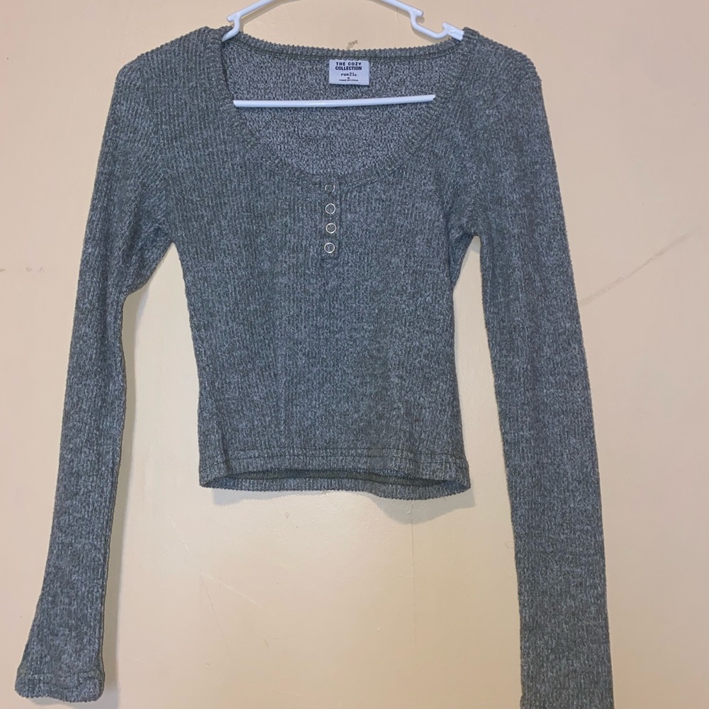 Rue 21 gray shirt from their cozy collection